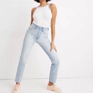 Madewell The Curvy Perfect Vintage Jean in Fitzgerald Wash size 26